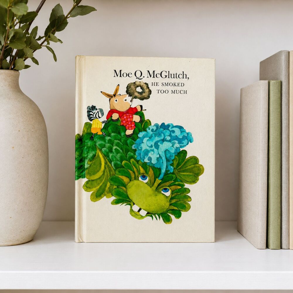 1973 Ellen Raskin Moe Q. McGlutch, He Smoked Too Much Hardcover First Edition
